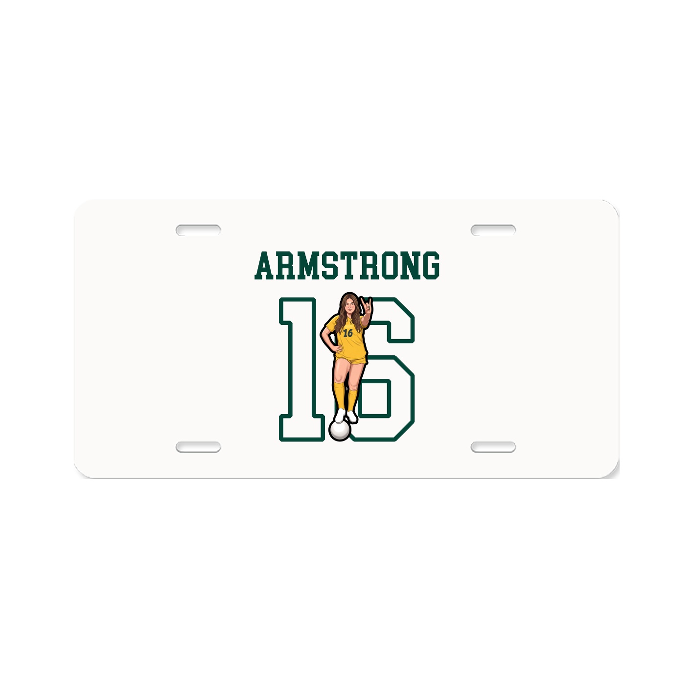 License Plate — Shirsey in Classic