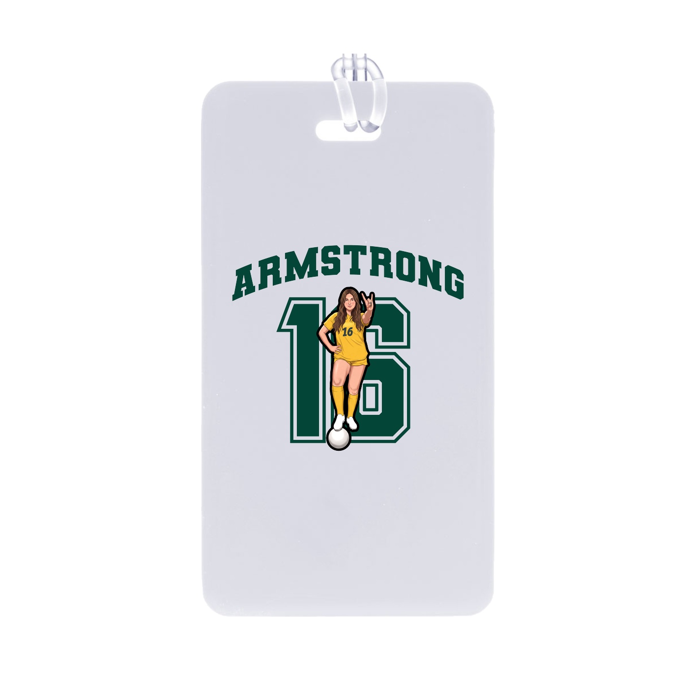 Bag Tag — Number in Classic