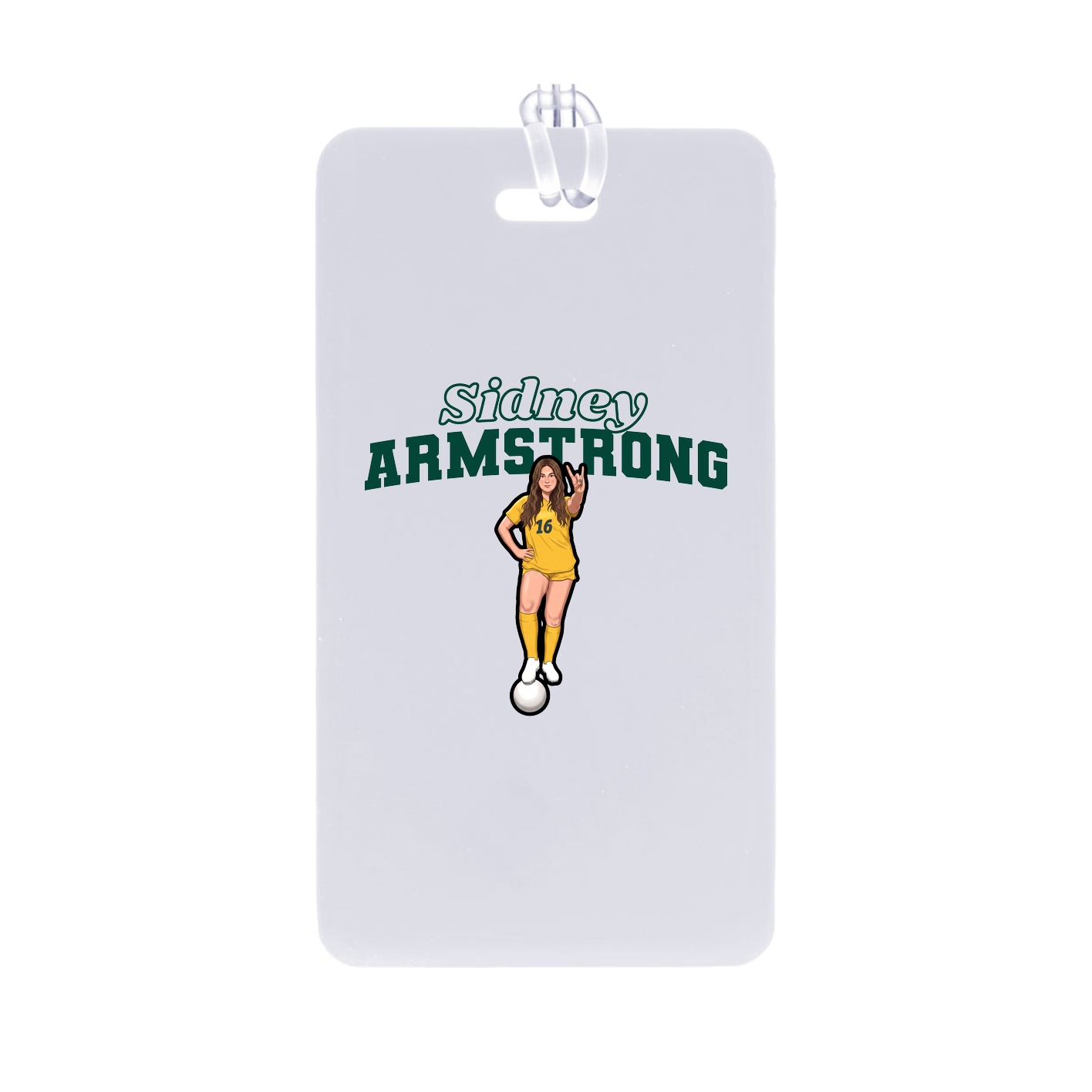 Bag Tag — Name Arch in Classic