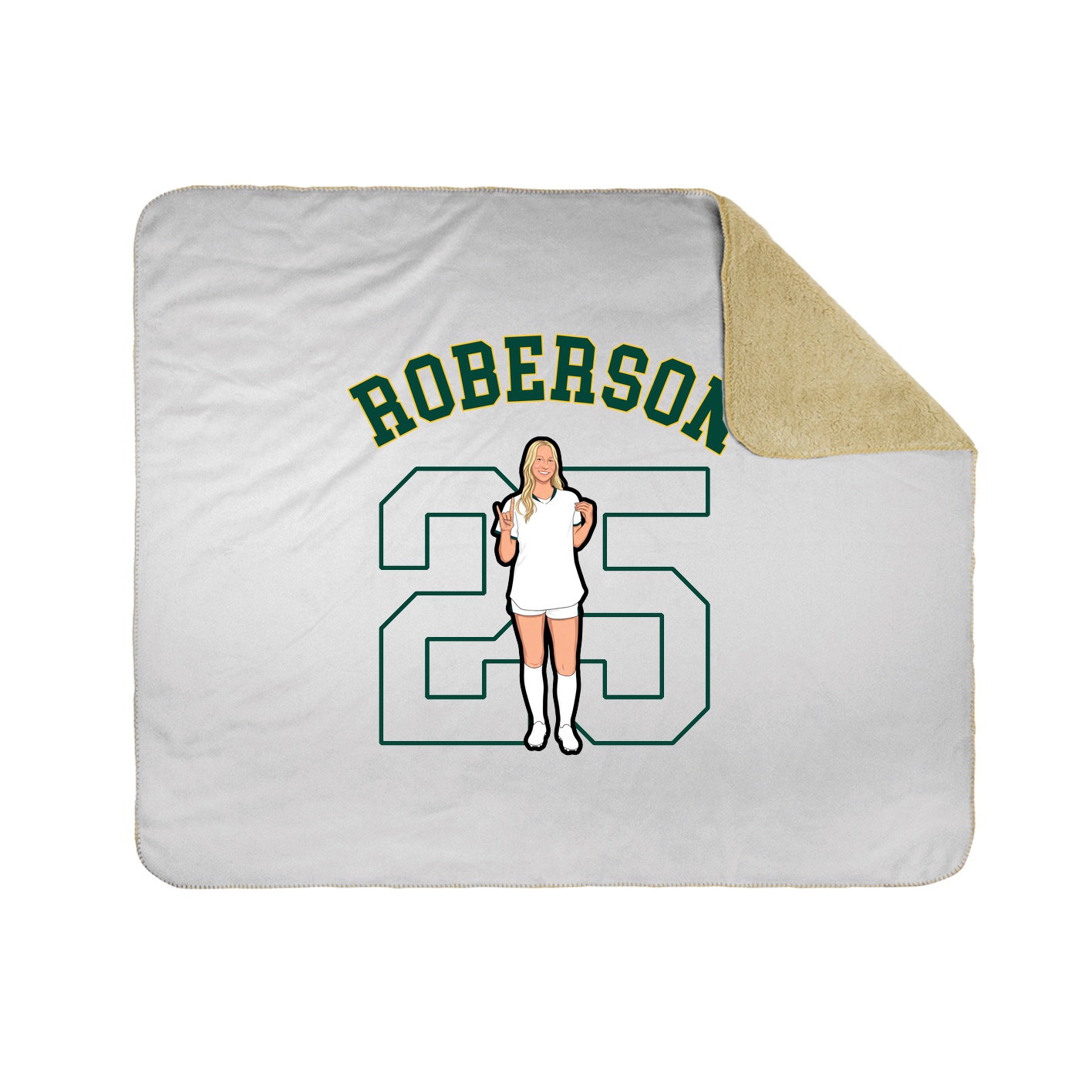 Throw Blanket — Shirsey Arch in White