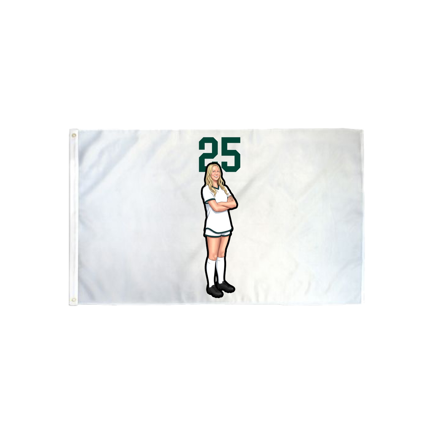 3x5 Flag — Number Top in Classic