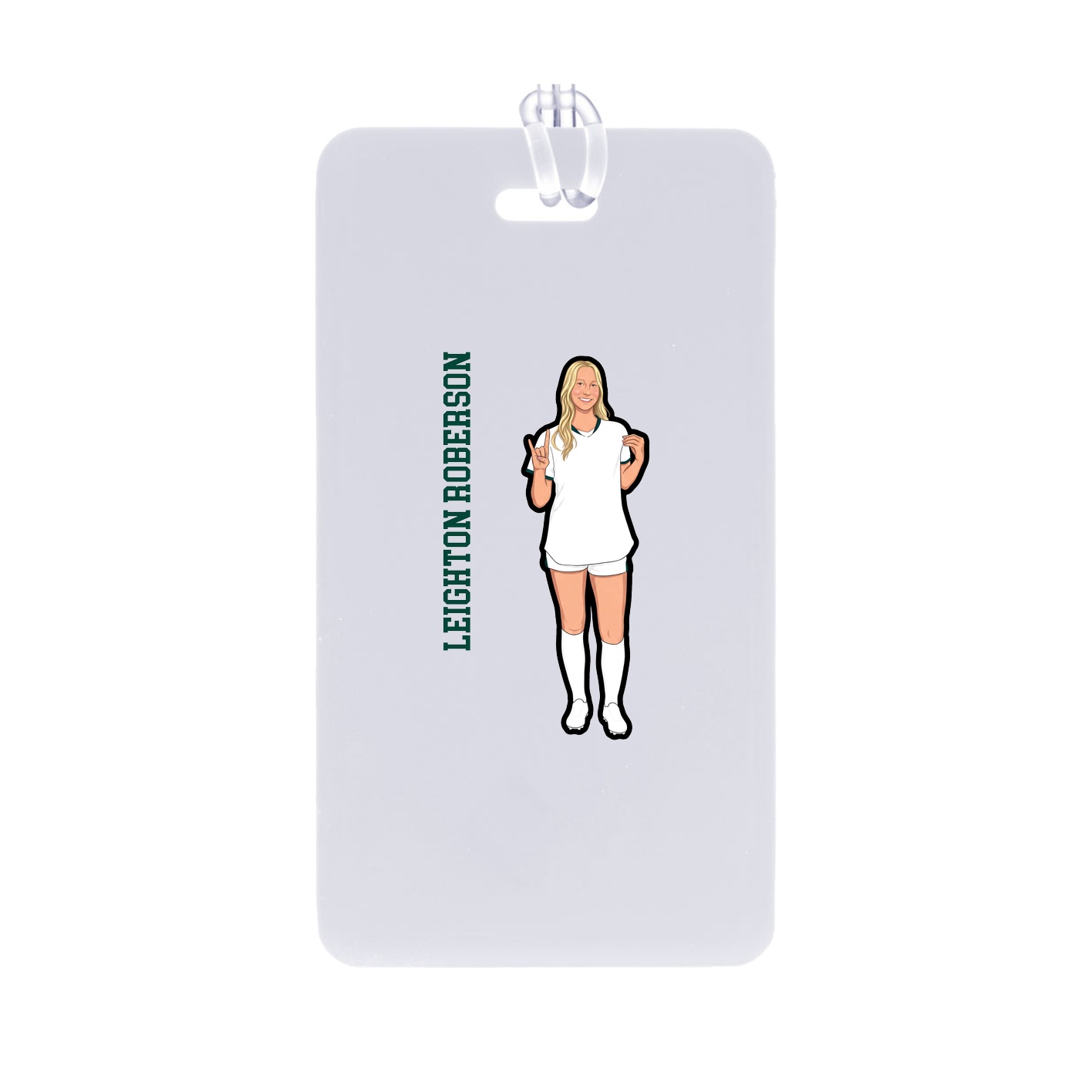 Bag Tag — Name Vertical in Classic