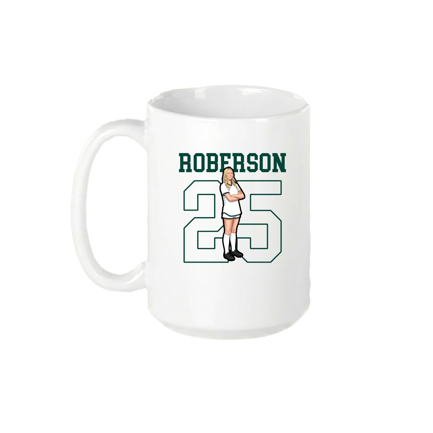 15oz Coffee Mug — Shirsey in White