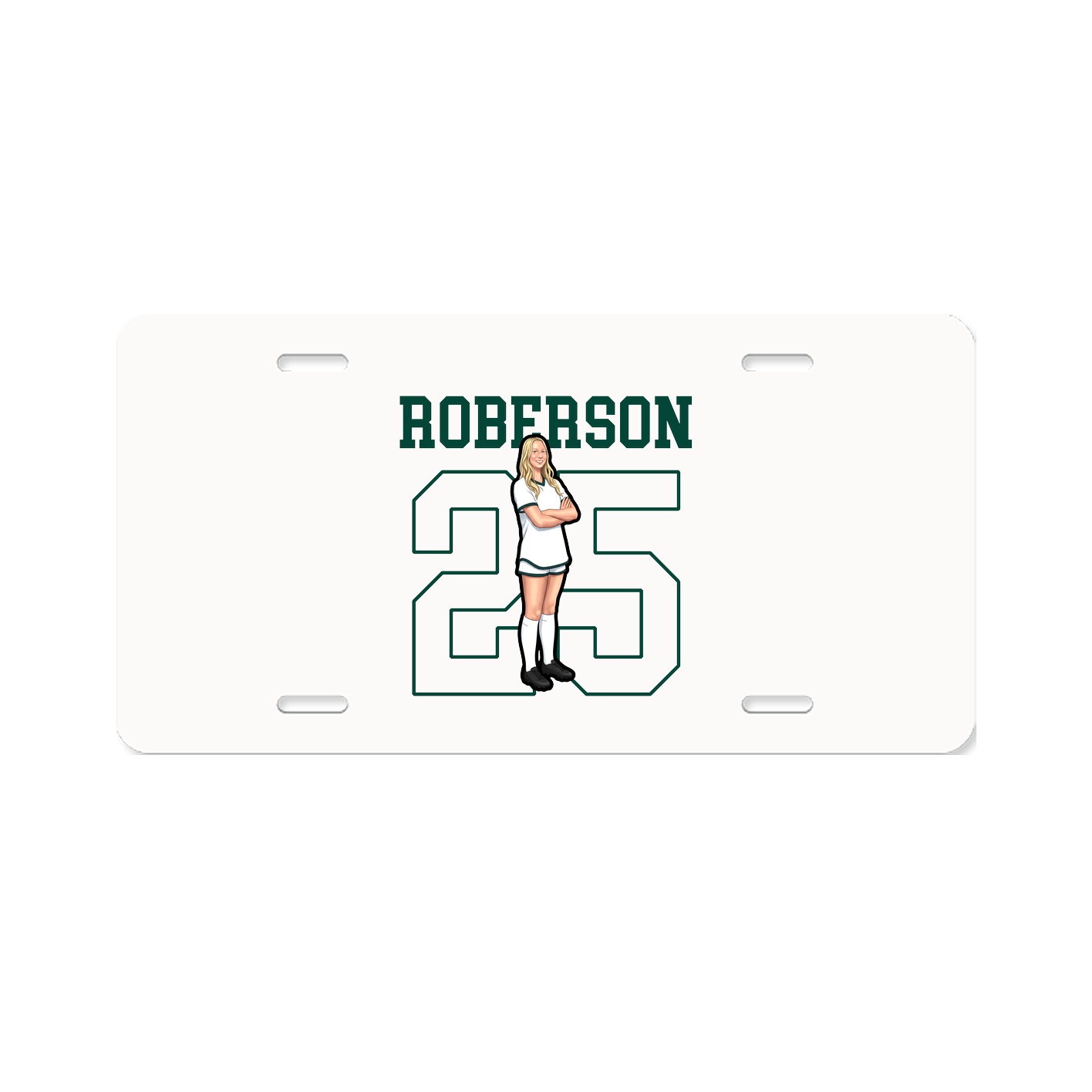 License Plate — Shirsey in Classic