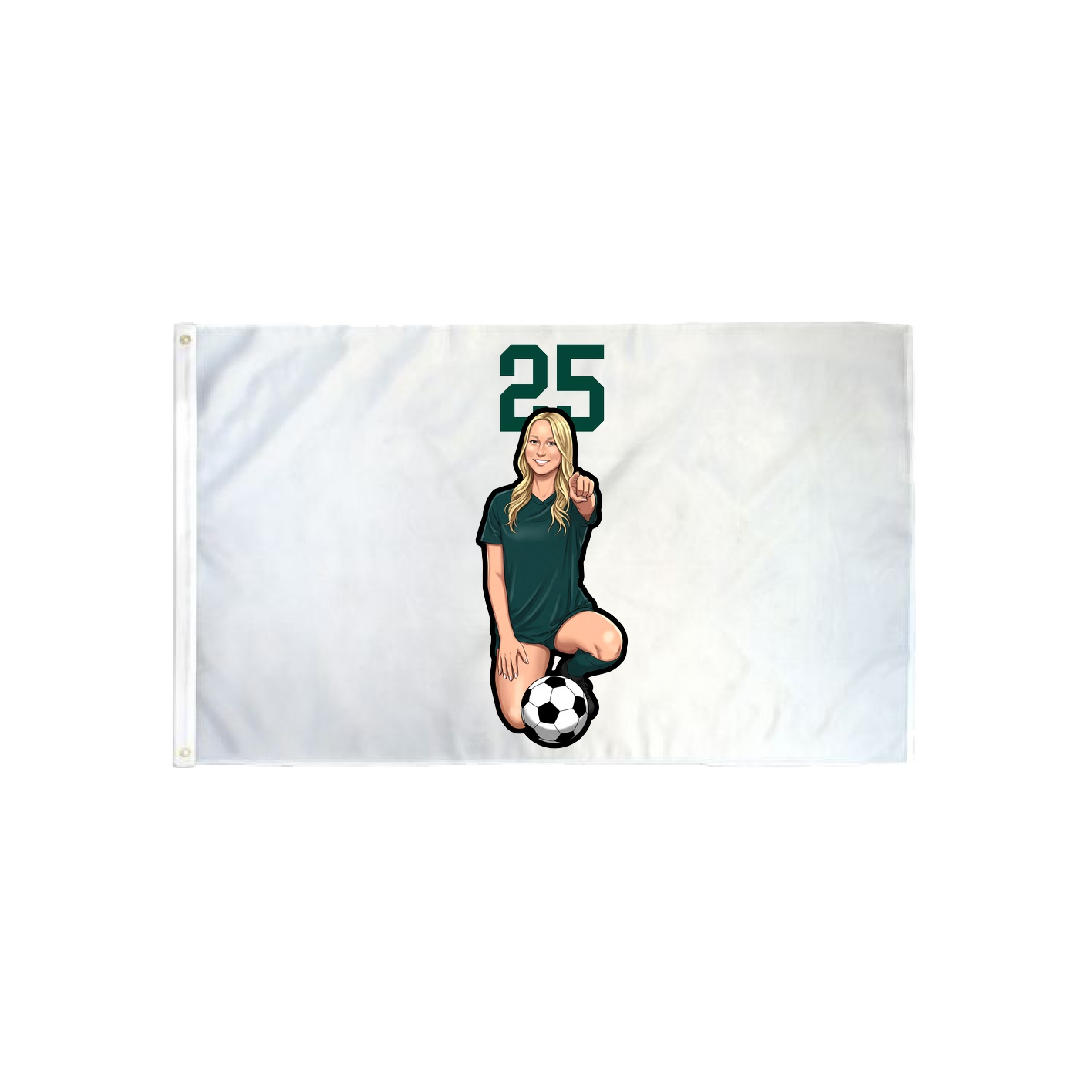 3x5 Flag — Number Top in Classic