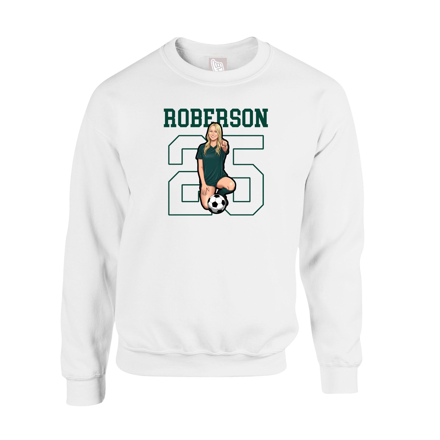 Fleece Crew — Shirsey in White