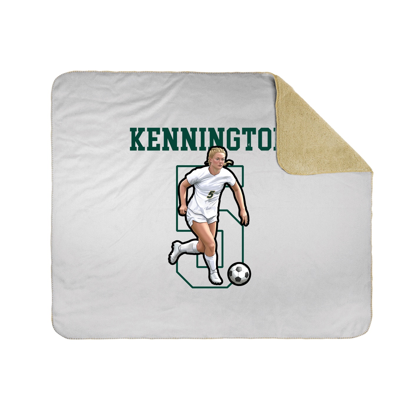 50x60 Sherpa Lined Throw Blanket