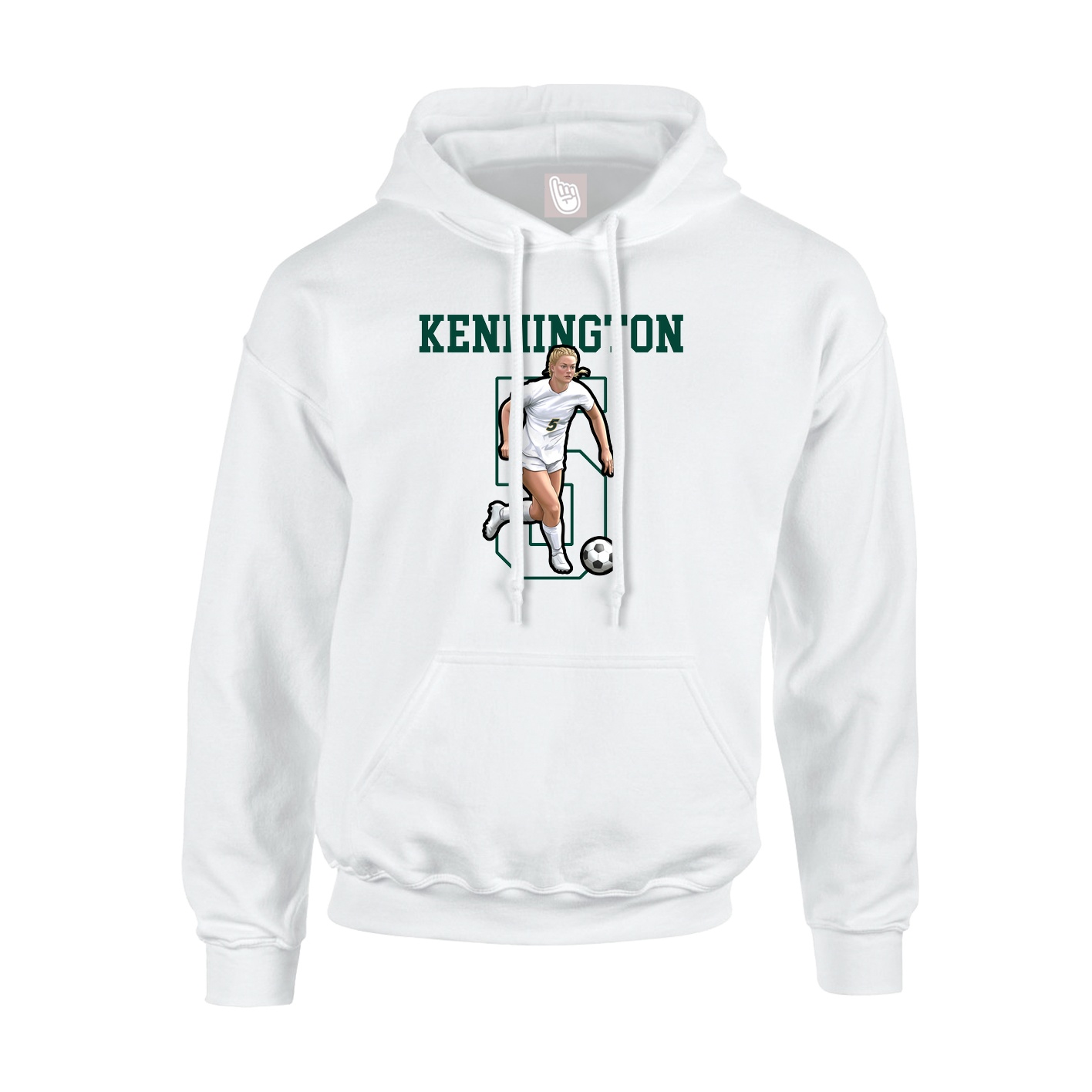 Hoodie — Shirsey in White