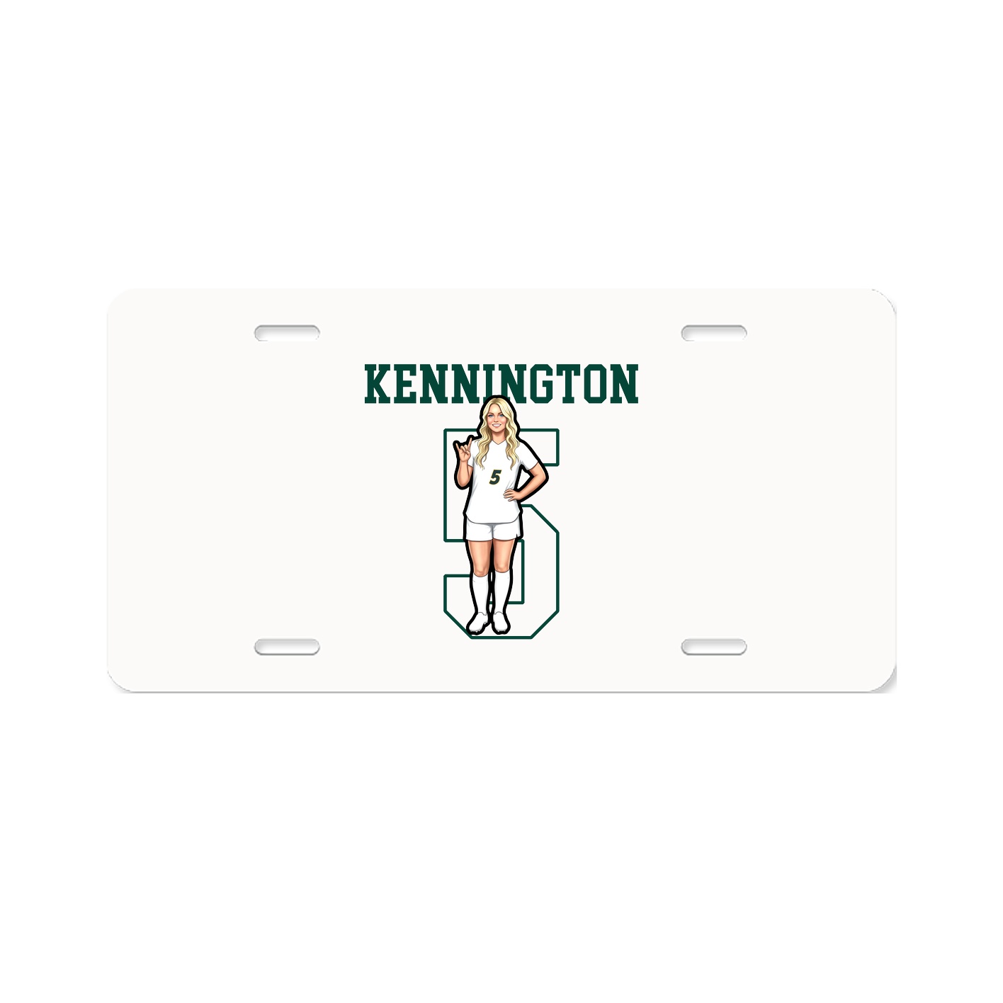 License Plate — Shirsey in Classic