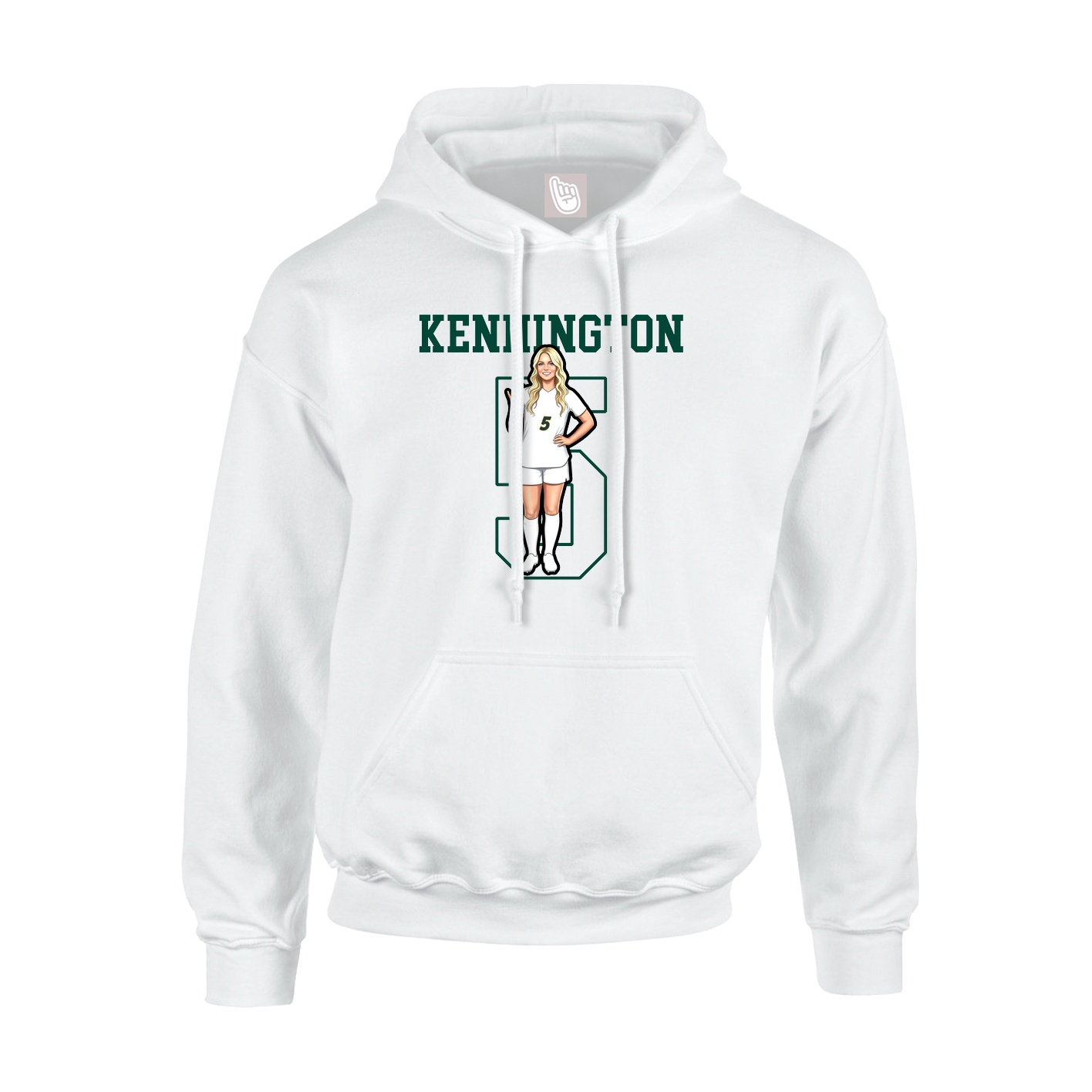 Youth Hoodie — Shirsey in White