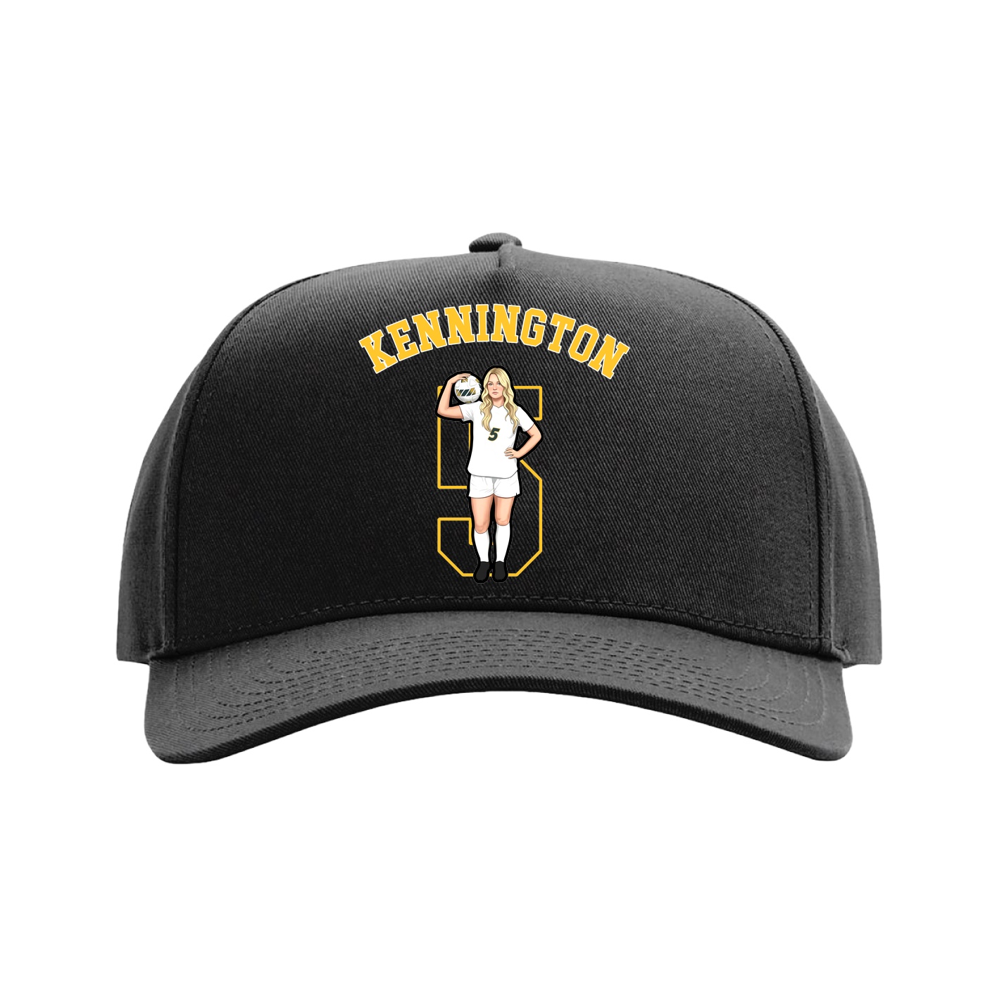 Full Fabric Five-Panel Champ Cap