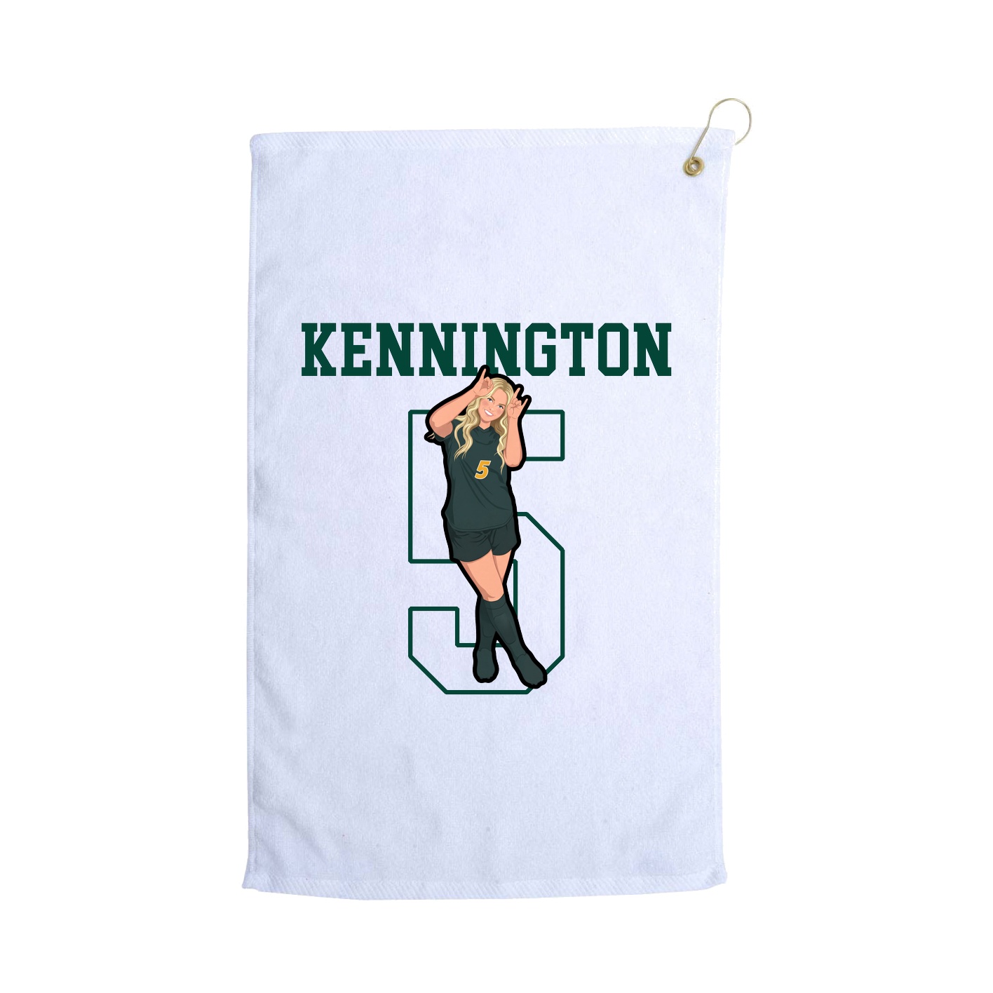 Golf Towel — Shirsey in White