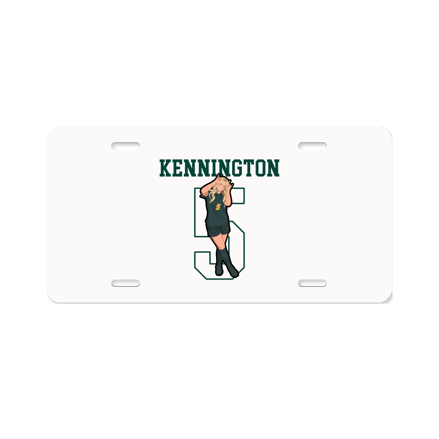 License Plate — Shirsey in Classic