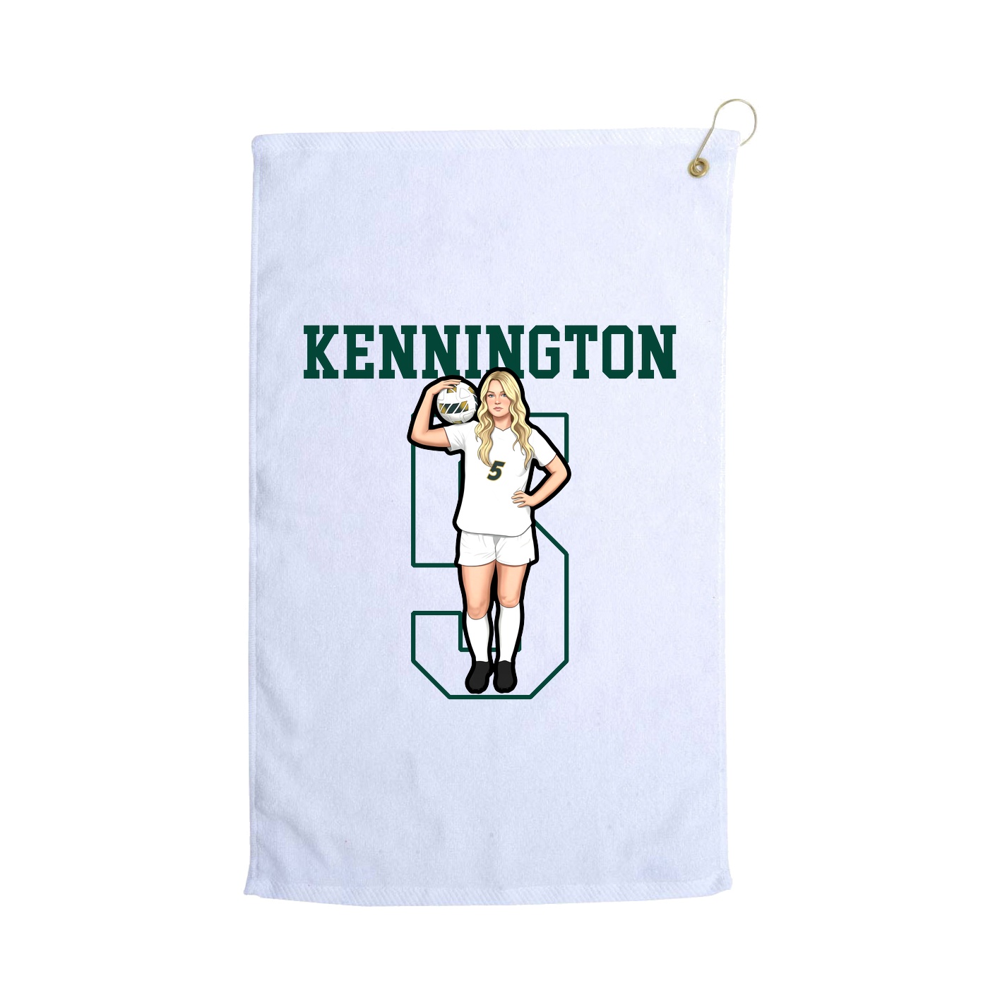 Golf Towel — Shirsey in White