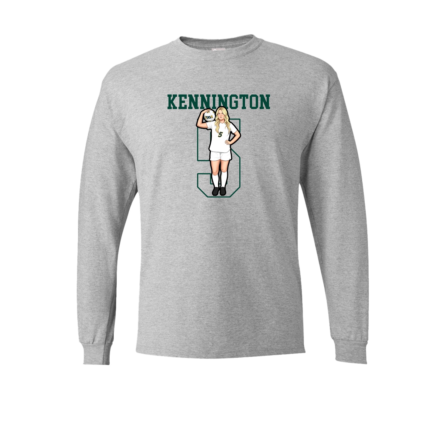 Long Sleeve Tee — Shirsey in Grey