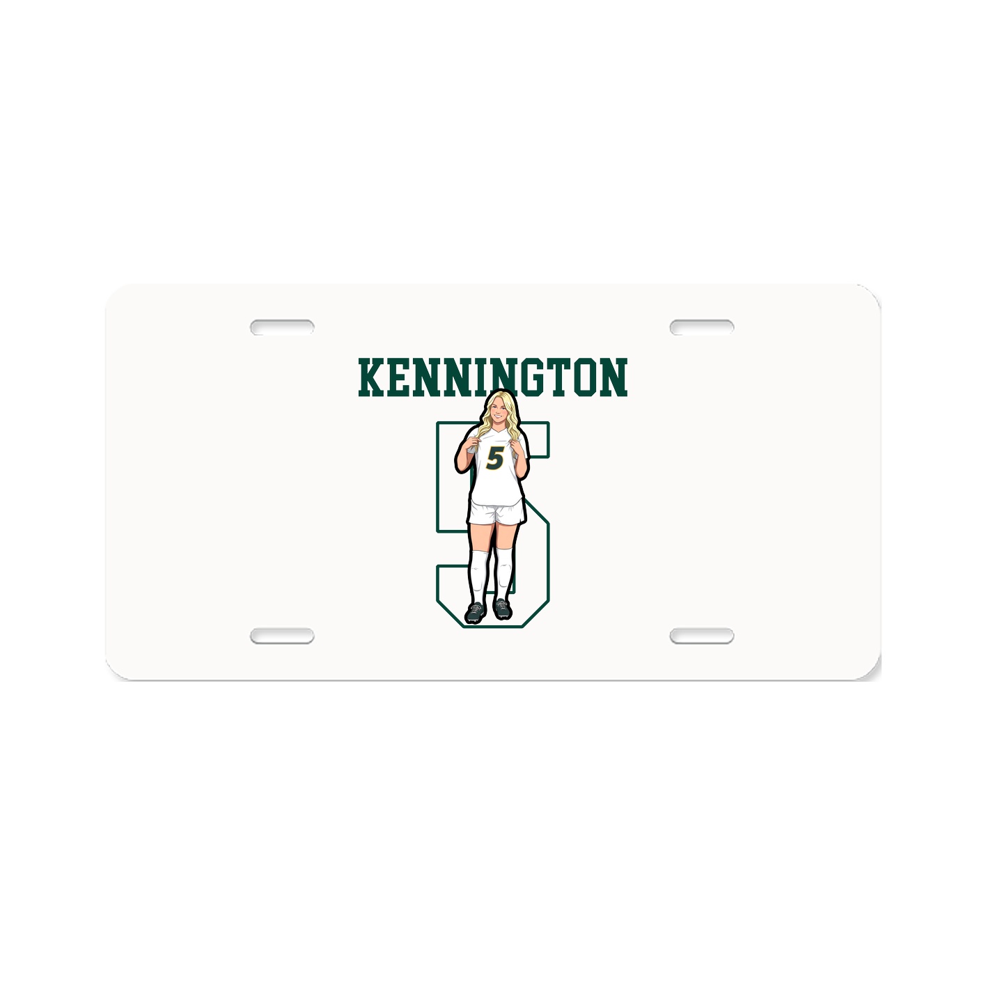 License Plate — Shirsey in Classic