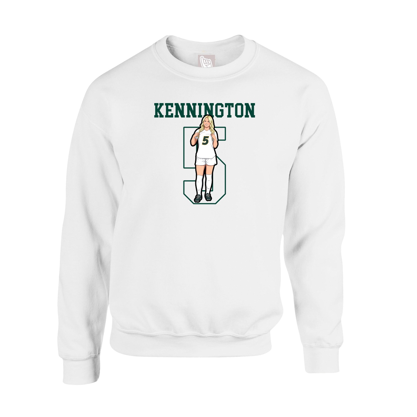 Fleece Crew — Shirsey in White