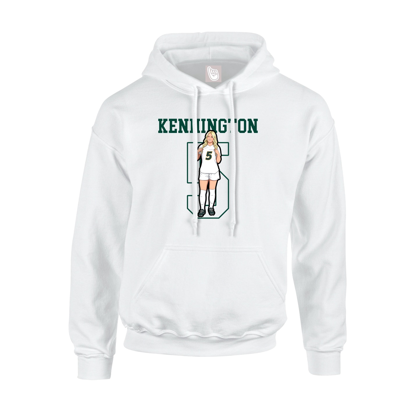 Youth Hoodie — Shirsey in White