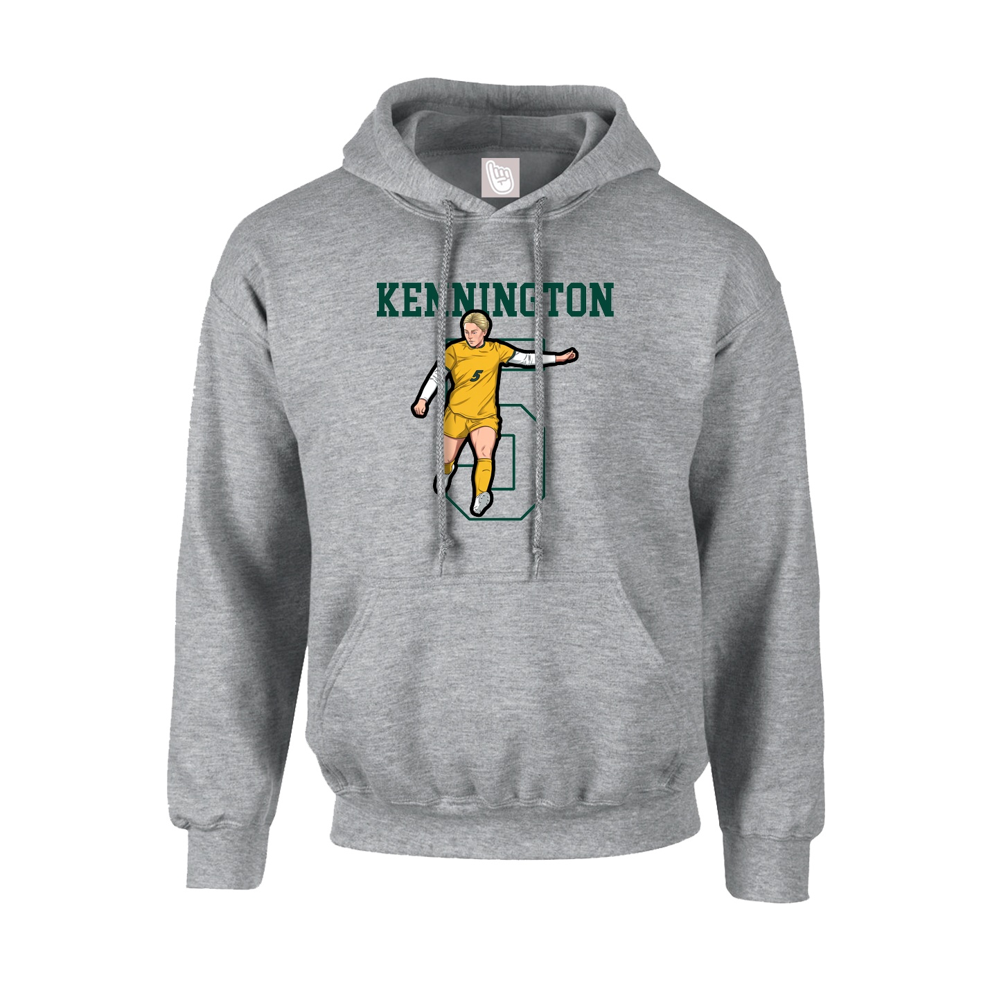 Hoodie — Shirsey in Grey