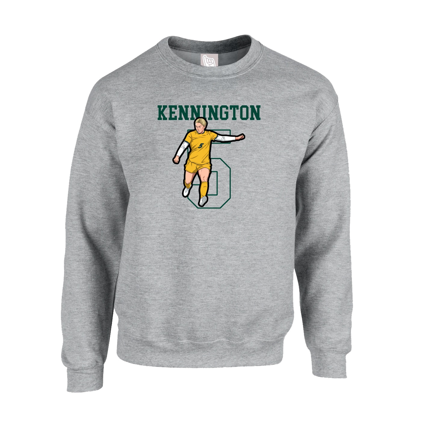 Fleece Crew — Shirsey in Grey