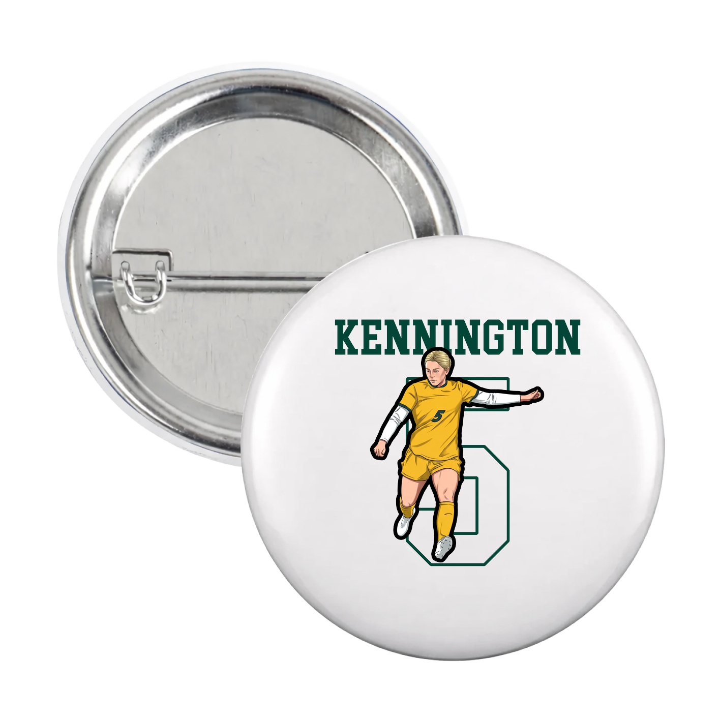 Game Day Button — Shirsey in White