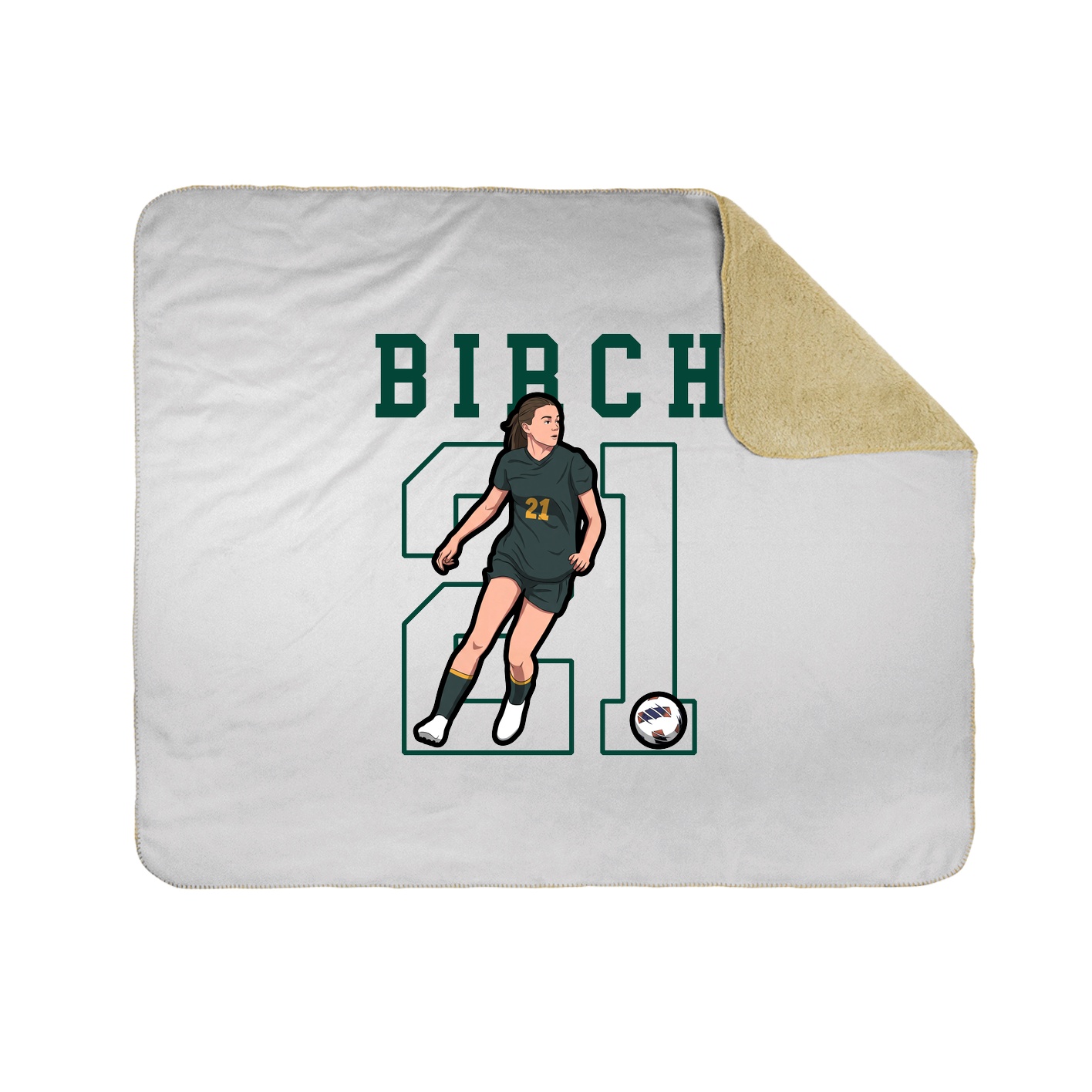 50x60 Sherpa Lined Throw Blanket