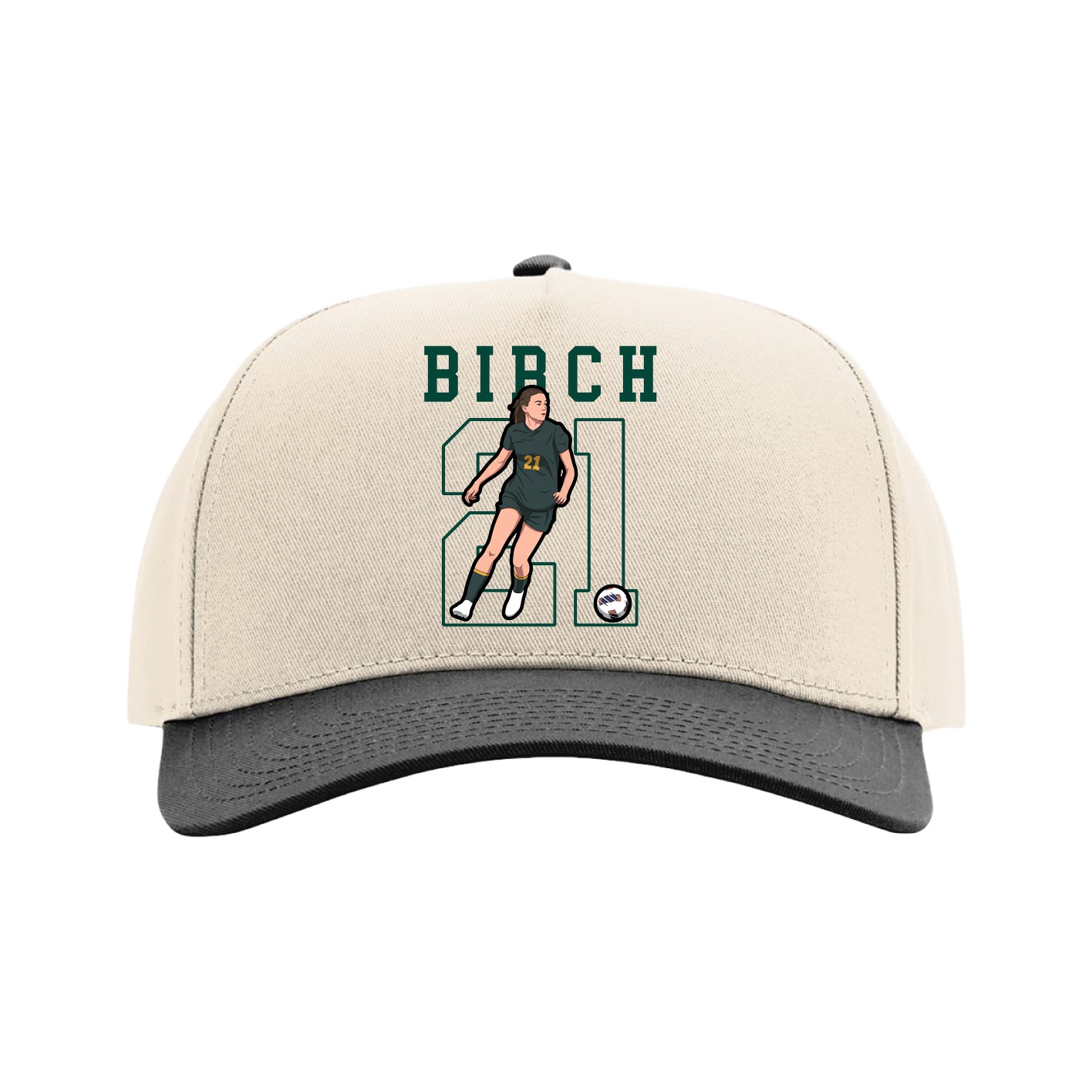 Full Fabric Five-Panel Champ Cap