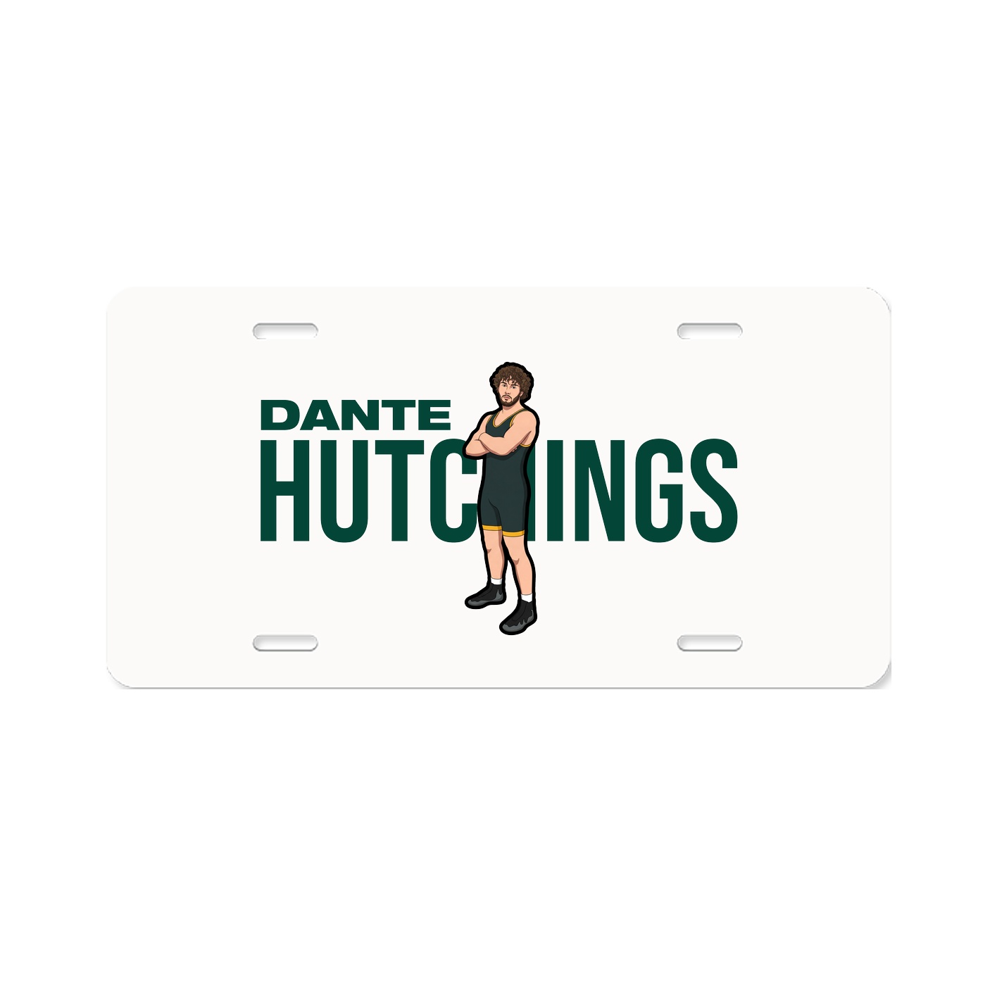 License Plate — Player Name in Classic