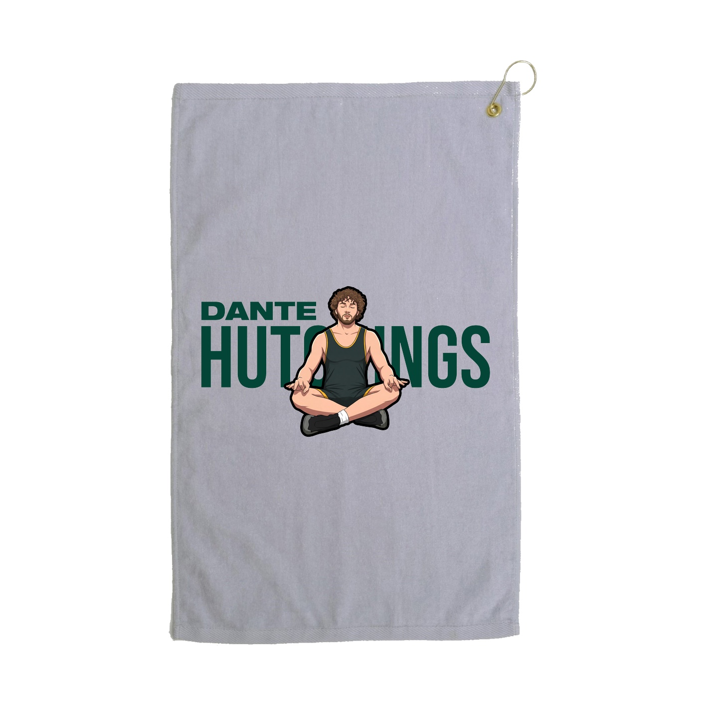 Golf Towel — Player Name in Grey