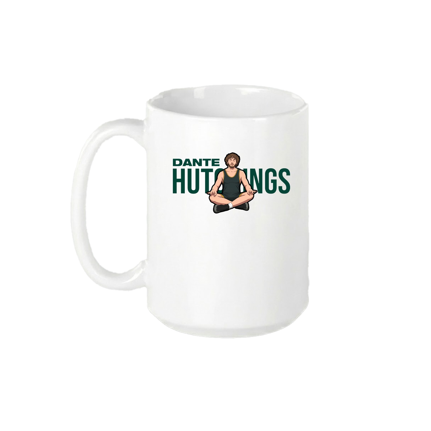 15oz Coffee Mug — Player Name in White