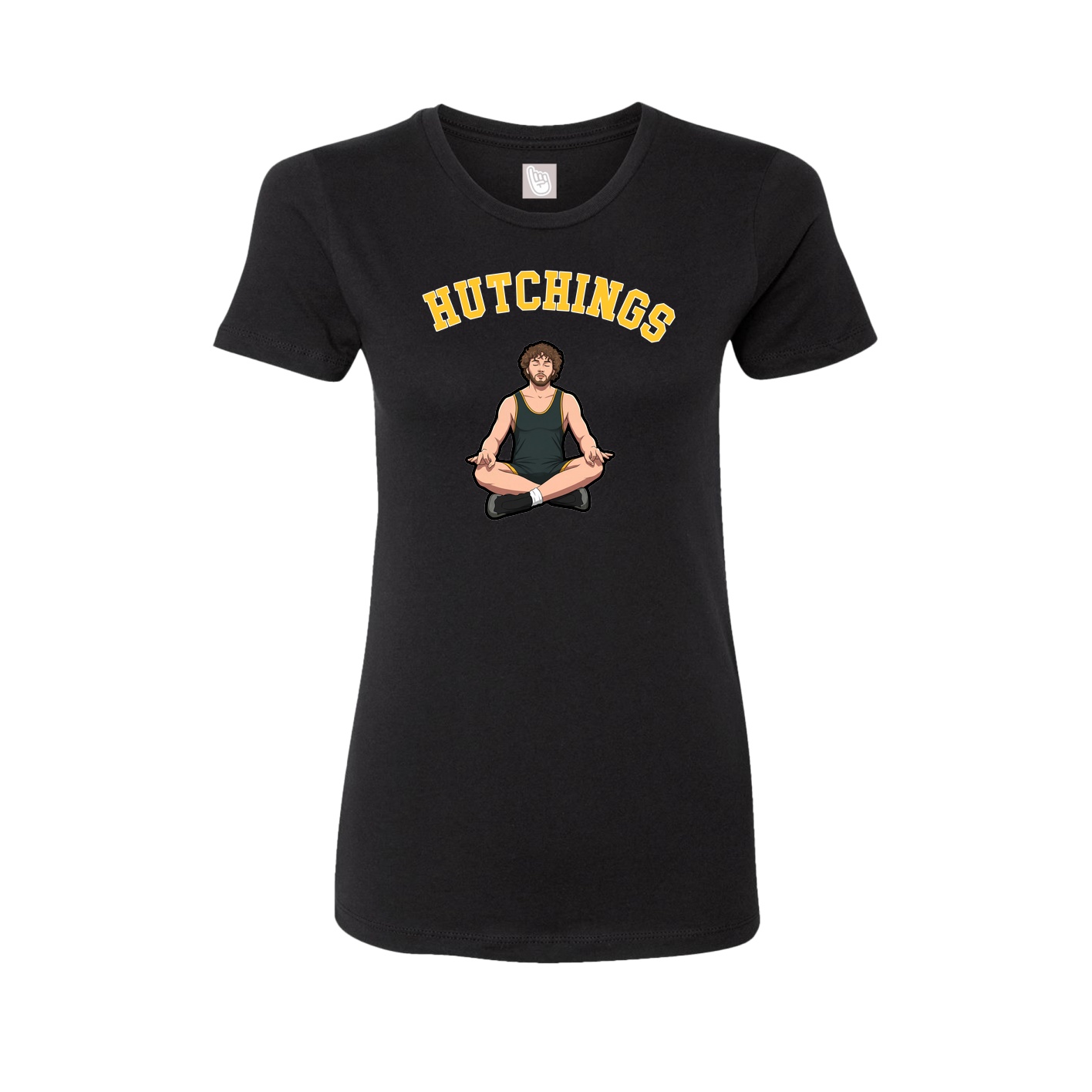 Fitted Women's Tee — Shirsey Arch in Black