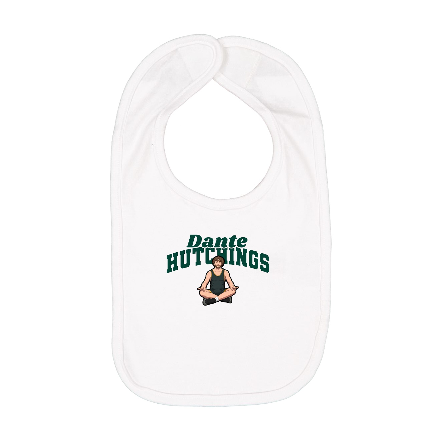 Infant Bib — Signature Arch in White