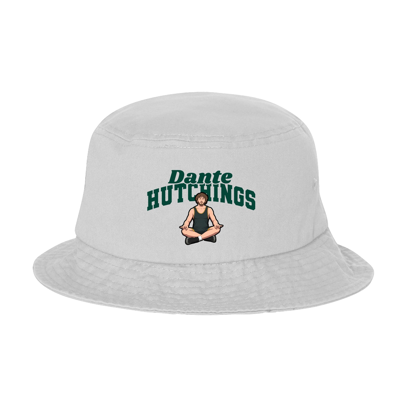 Bucket Cap — Signature Arch in White