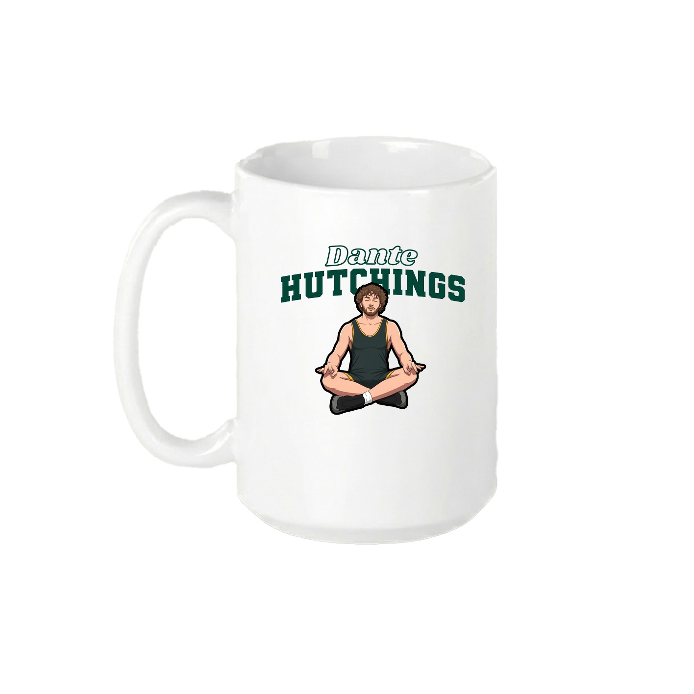 15oz Coffee Mug — Name Arch in White