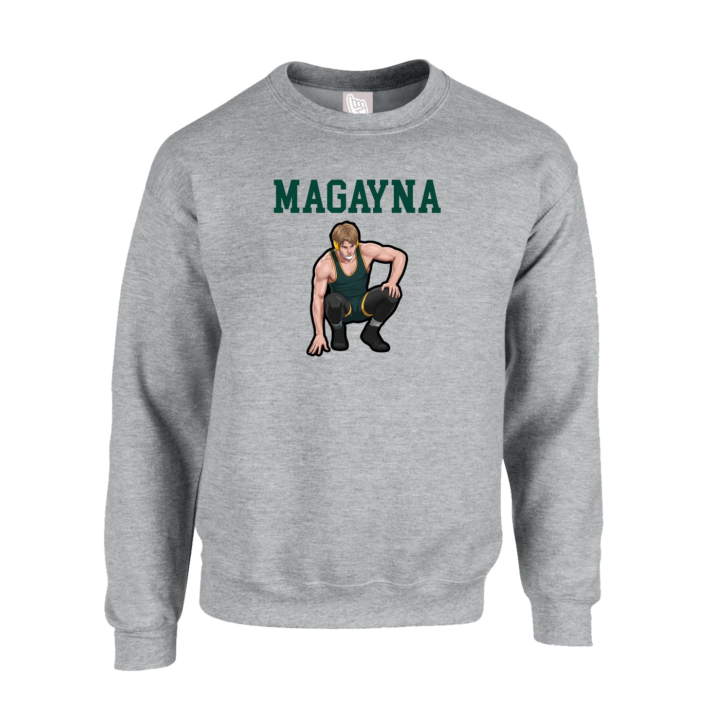 Fleece Crew — Shirsey in Grey