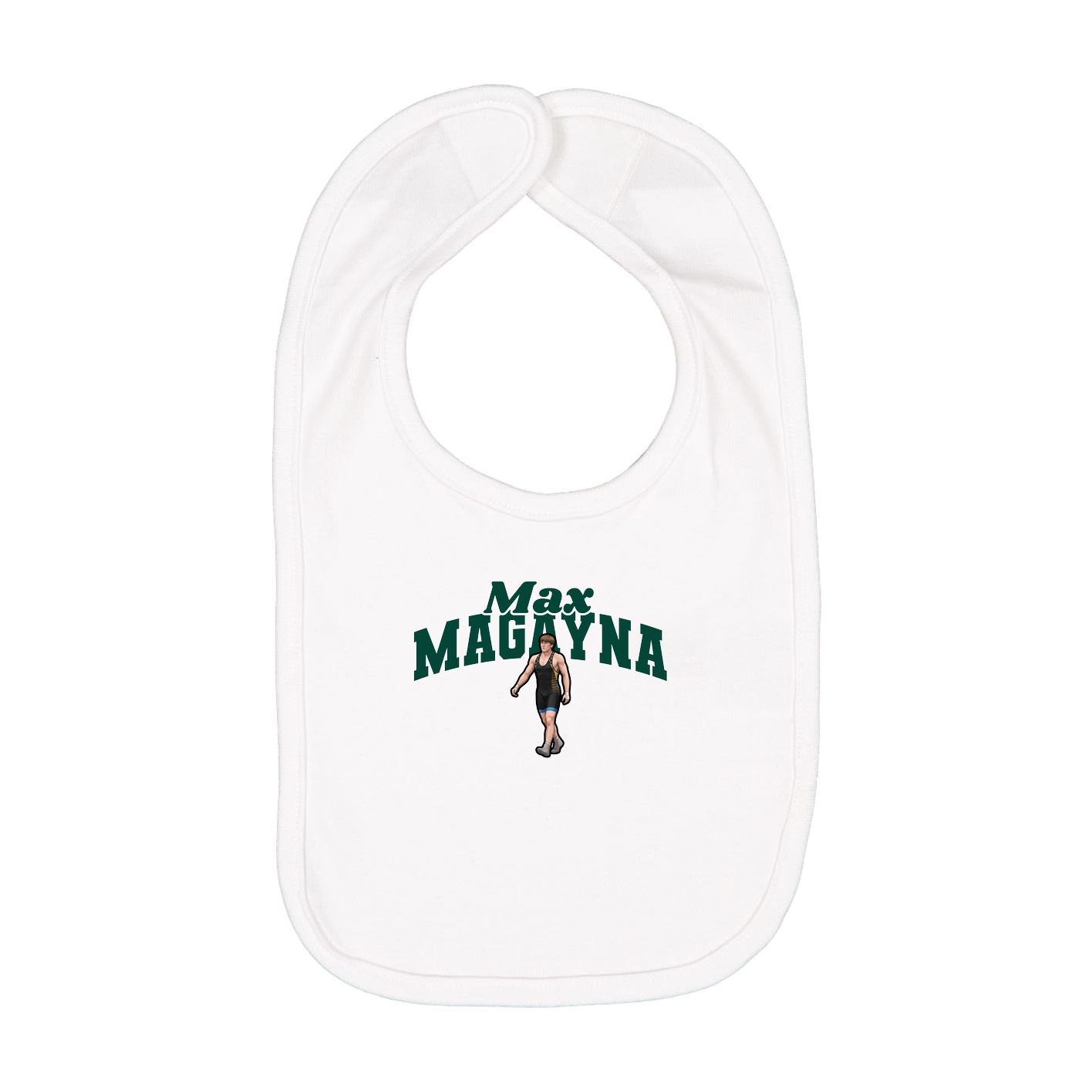 Infant Bib — Signature Arch in White
