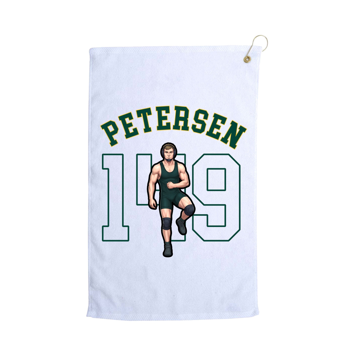 Golf Towel — Shirsey Arch in White