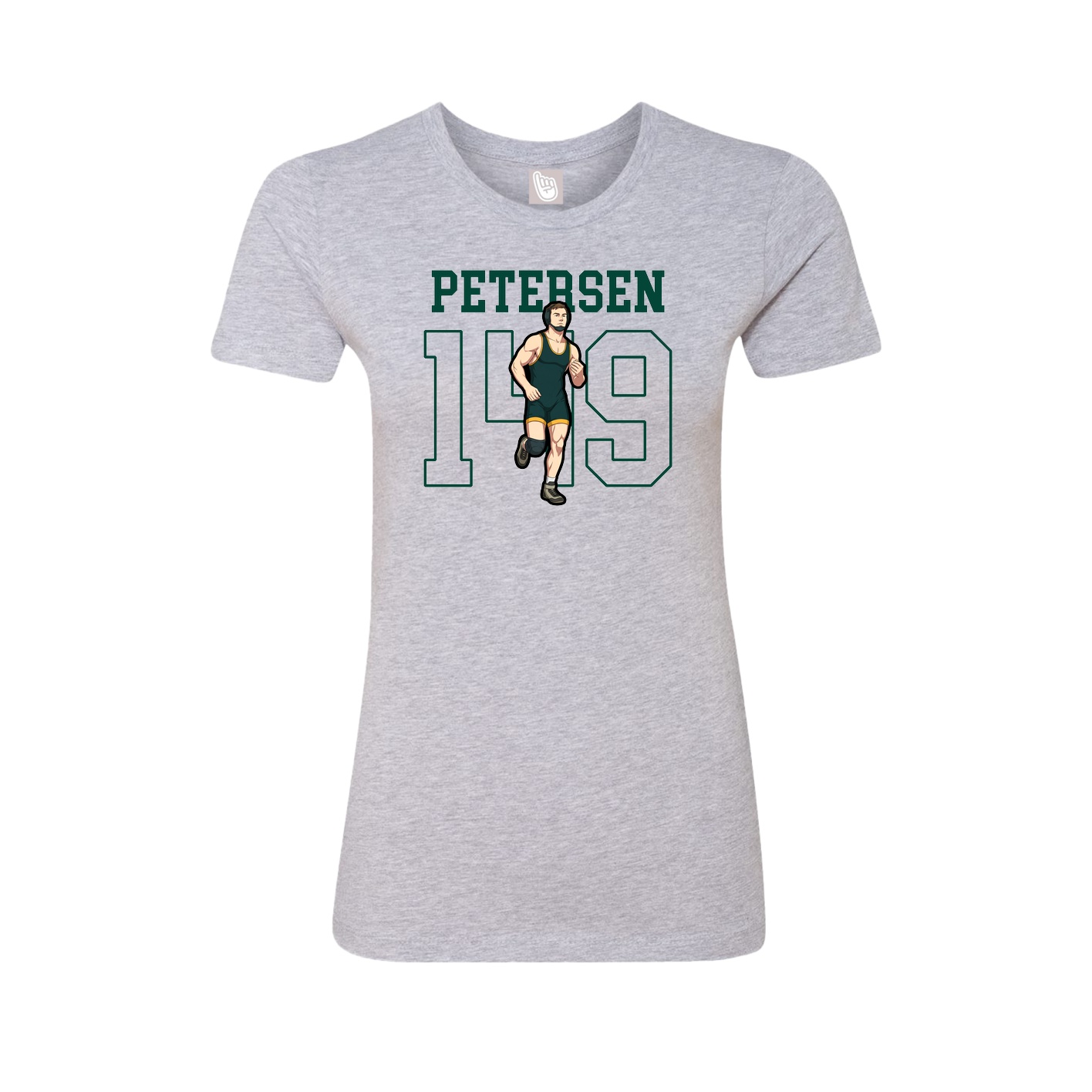 Fitted Women's Tee — Shirsey in Grey