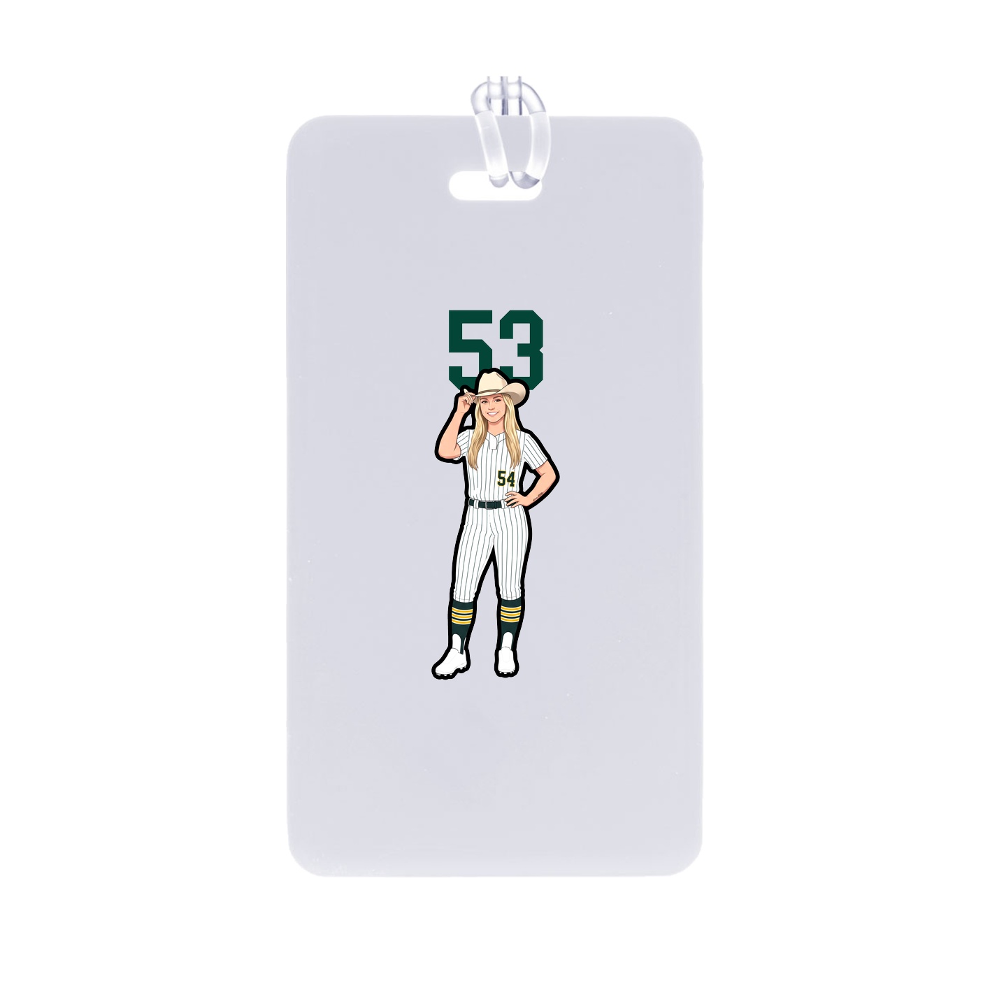 Bag Tag — Number Top in Classic
