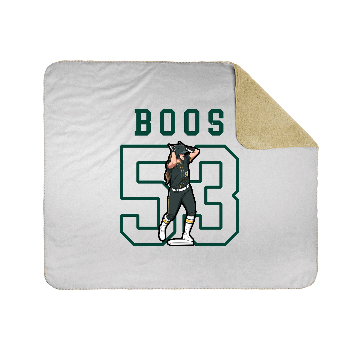 Throw Blanket — Shirsey in White