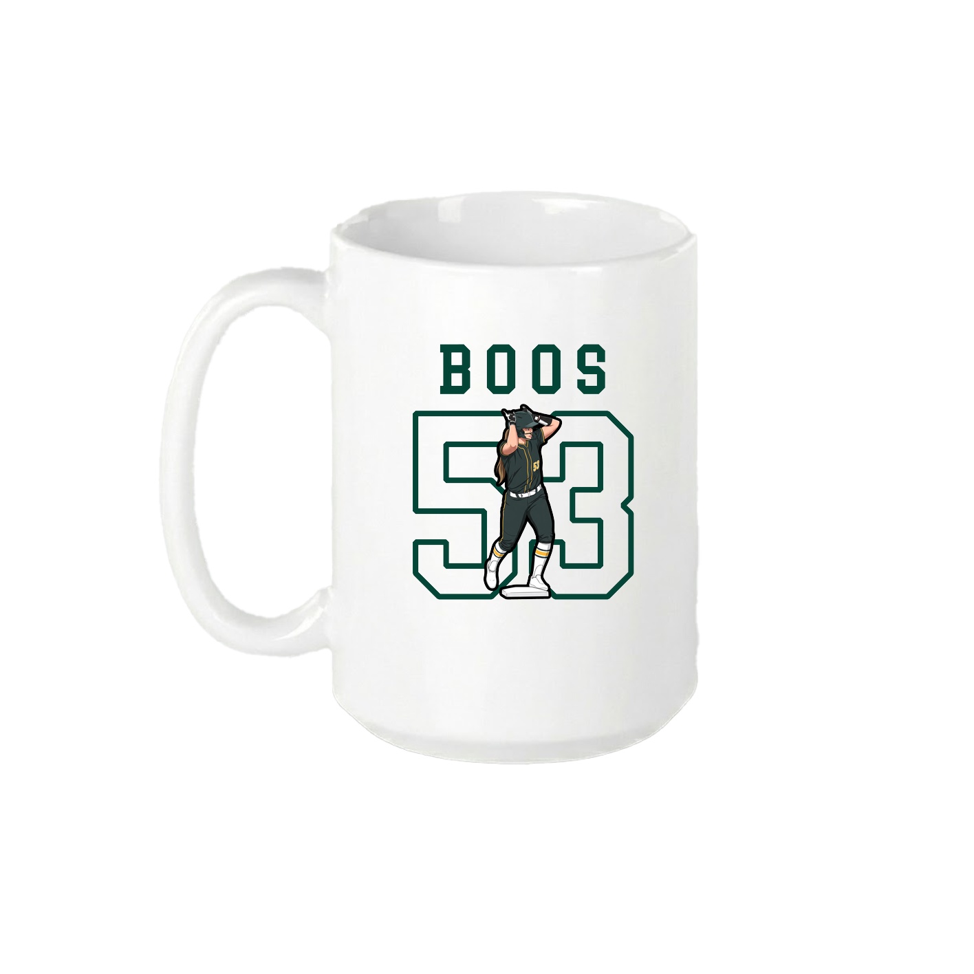 15oz Coffee Mug — Shirsey in White