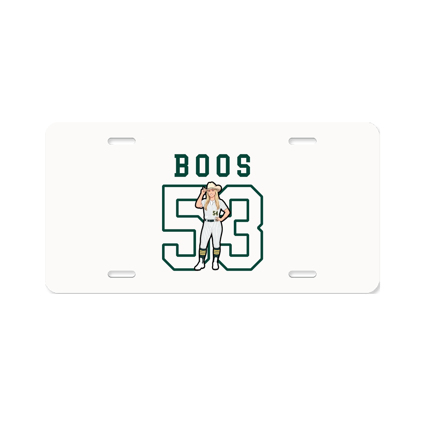 License Plate — Shirsey in Classic