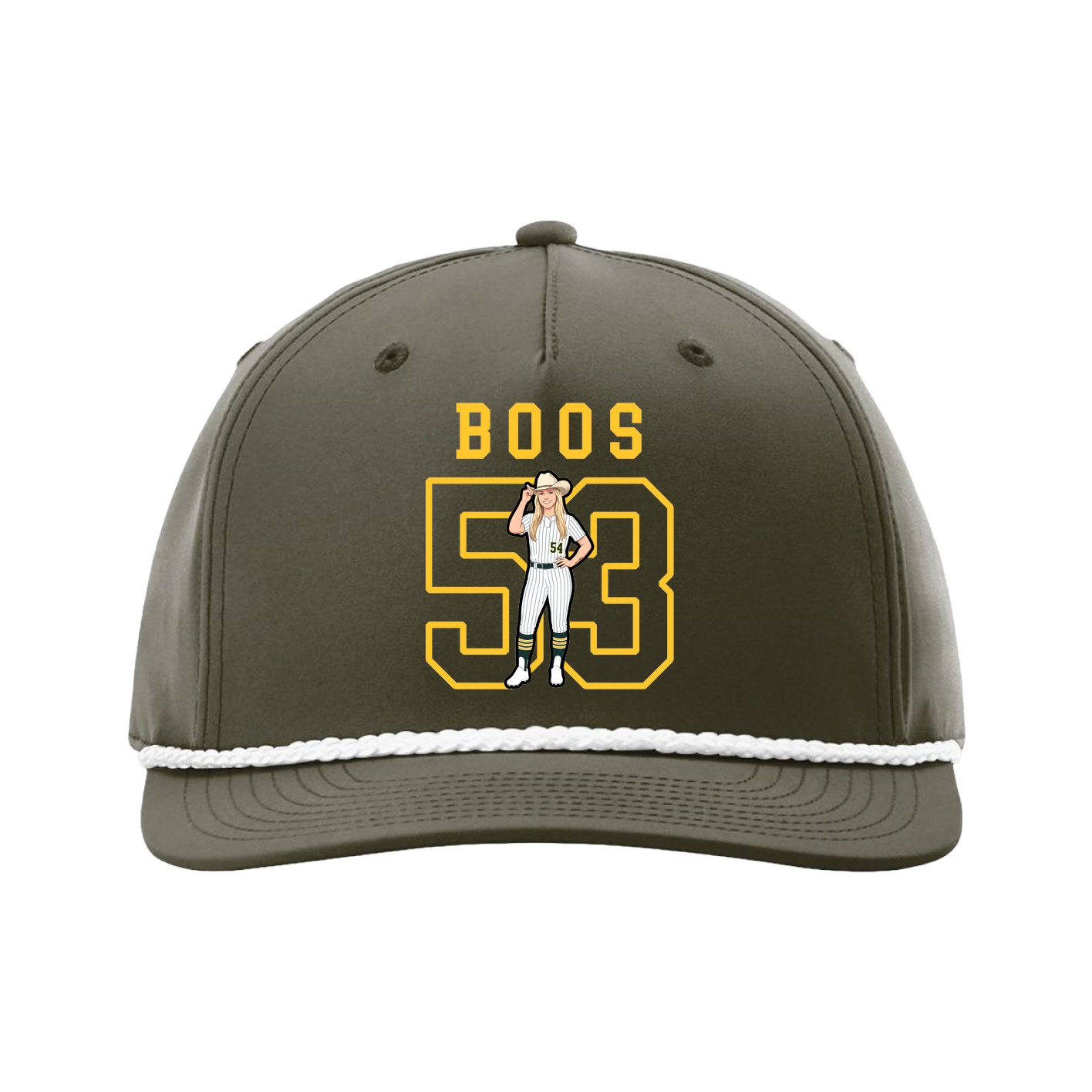 Five-Panel Classic Rope Cap — Shirsey in Green