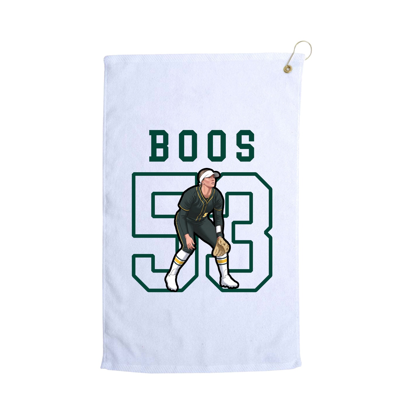 Golf Towel — Shirsey in White