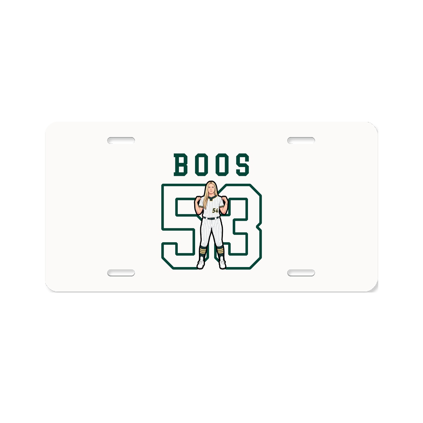 License Plate — Shirsey in Classic