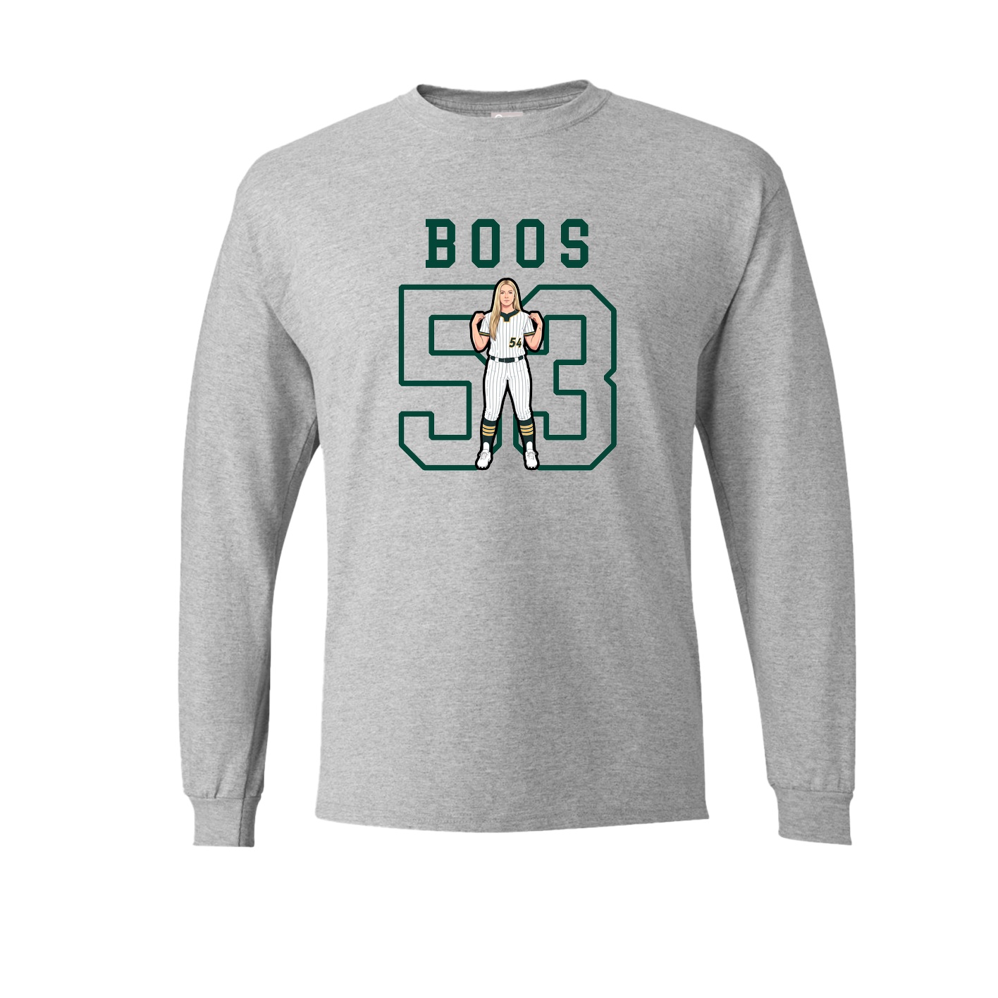 Long Sleeve Tee — Shirsey in Grey