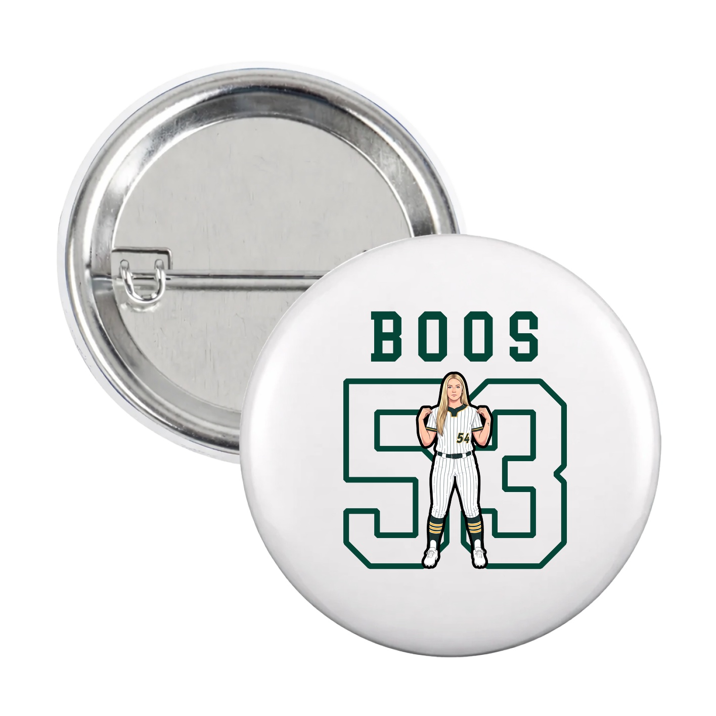 Game Day Button — Shirsey in White