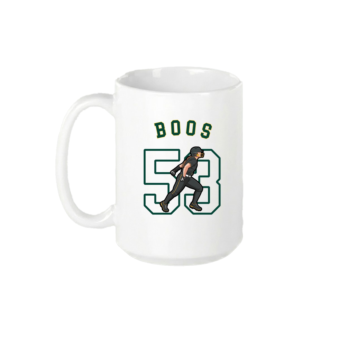 15oz Coffee Mug — Shirsey Arch in White