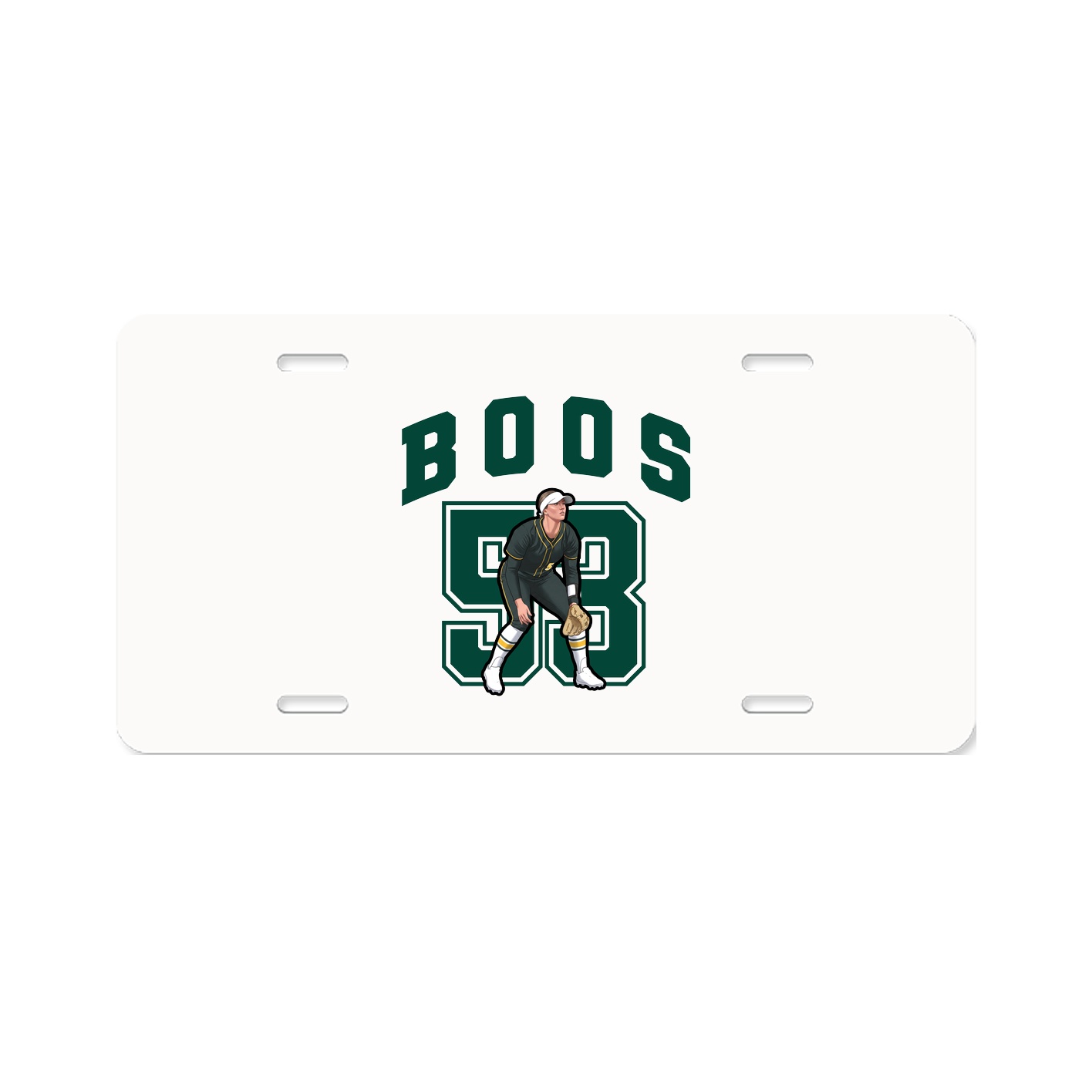 License Plate — Number in Classic