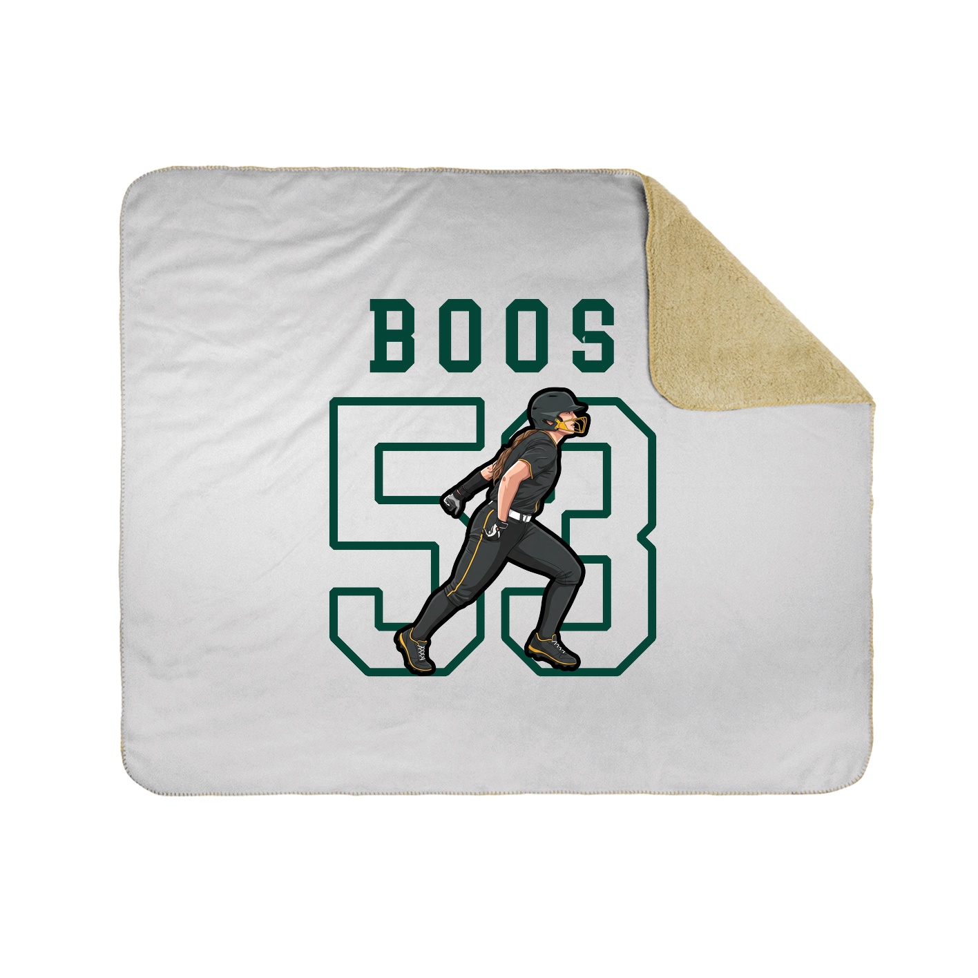 Throw Blanket — Shirsey in White